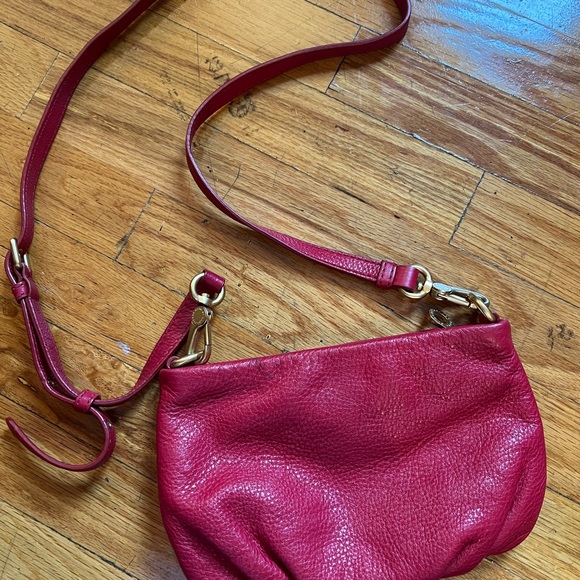 Small red leather Marc Jacobs crossbody bag - Picture 4 of 4